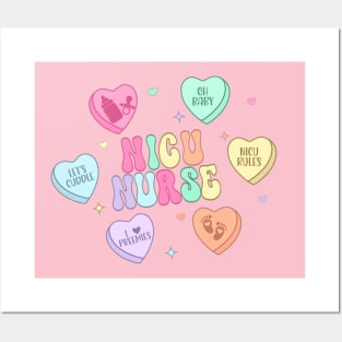 NICU Nurse Valentines Posters and Art